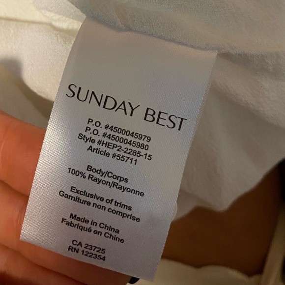 Aritzia Sunday best Patterson shirt L - Picture 13 of 14